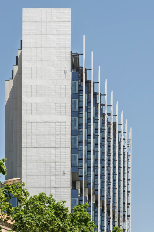 rehabilitacion edificio estel barcelona, vista exterior edificio estel