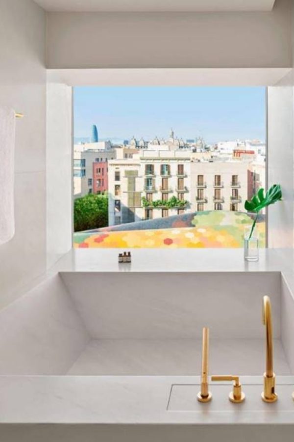 bañera de diseño en hotel boutique (Barcelona)